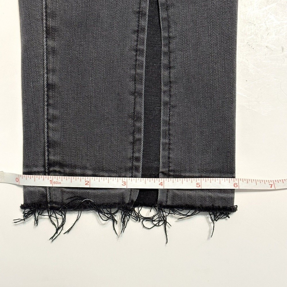 FRAME Denim Womens Size 23 Le Nouveau Straight Split Frey Hem Jeans Woodland - Picture 11 of 16